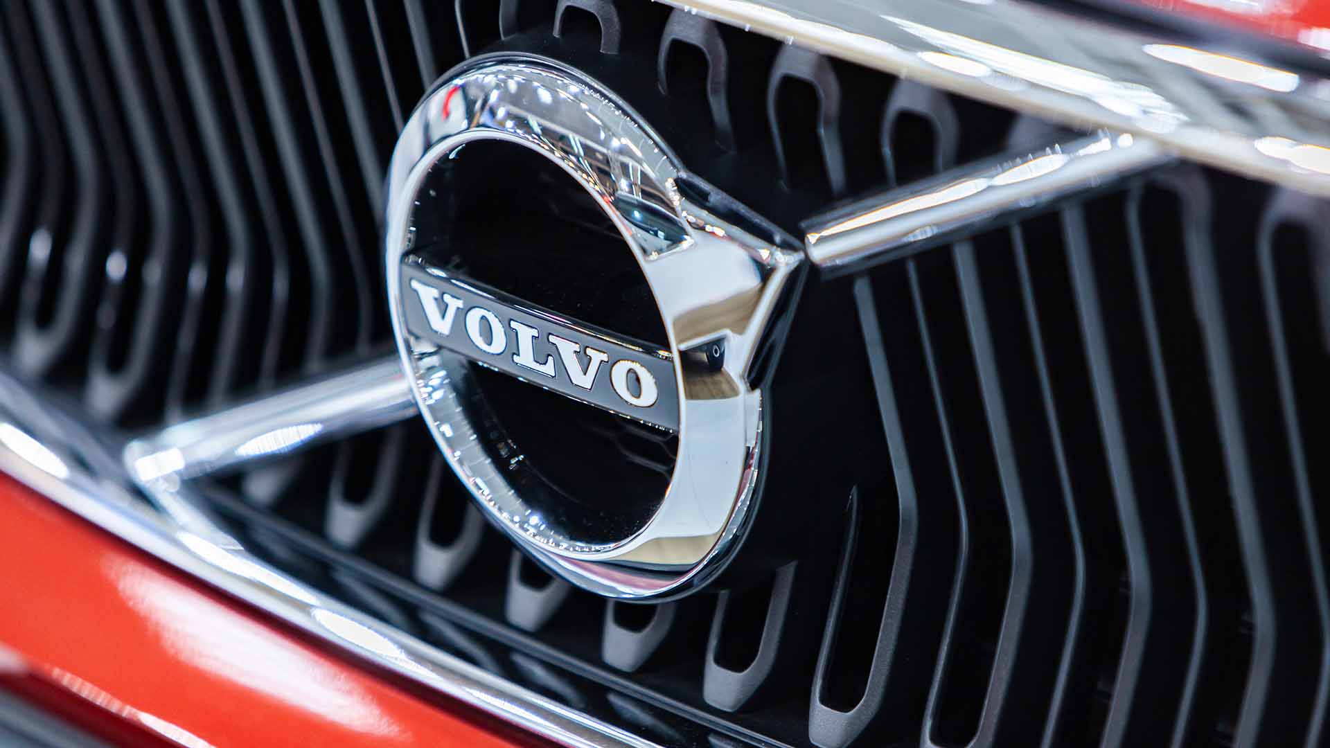 Untitled 1 Banner 0061 Volvo Car Grill Red