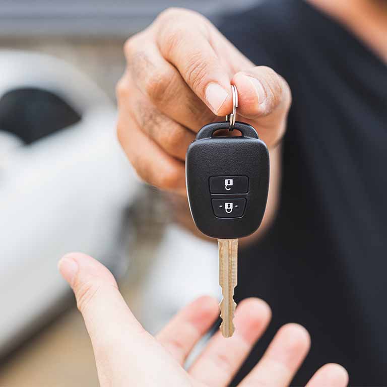 Handing Car Key