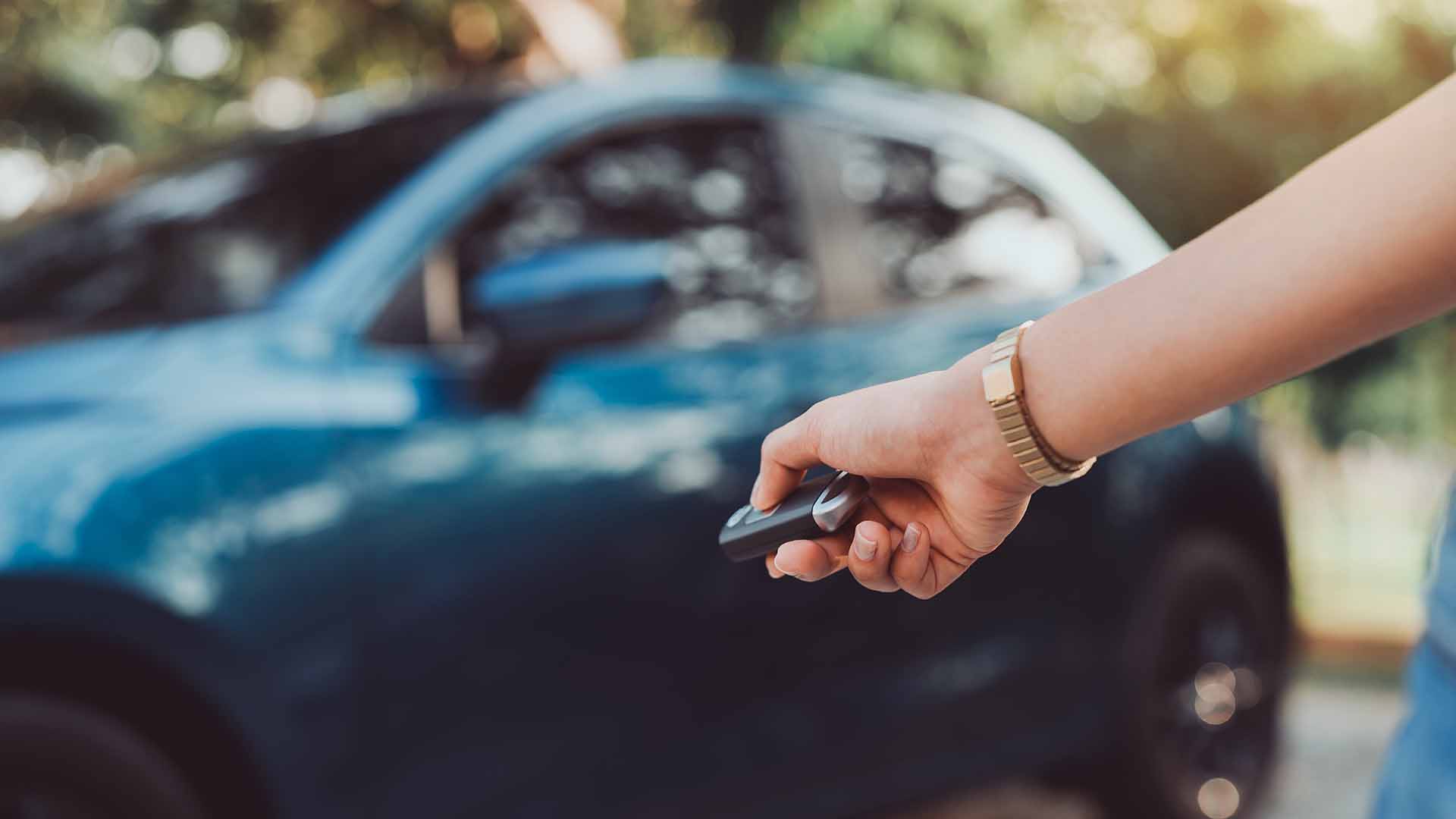 Car Door With Key
